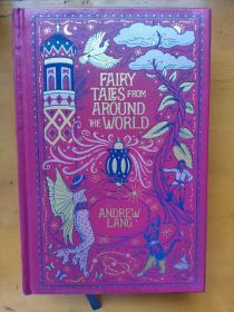 Fairy Tales from Around the World Andrew Lang 世界童话故事，皮革精装，收录世界各地童话故事 朗格12色彩虹童话故事精选