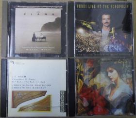 ENYA YANNI THE PIANO J.S.BACH  旧版 港版 原版 绝版 CD