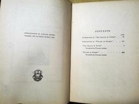 THE COLLECTED WORKS OF HENRIK IBSEN VOLUME VI THE LEAGUE OF YOUTH PILLARS OF SOCIETY       易卜生作品集第六卷 社会青年支柱联盟[1910年英文原版]