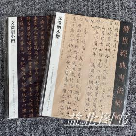 2册文徵明小楷一+二 传世经典书法碑帖88 金刚经离骚经赤壁赋草堂十志落花诗