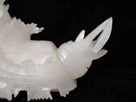 精品和田玉雕刻“百财”摆件，玉质细腻油润底庄干净，雕刻精美寓意深长hbz邮费自理