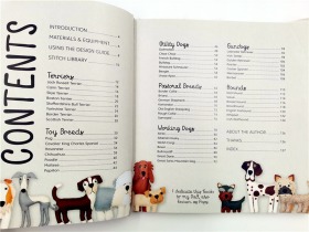 stitch 50 dogs easy sewing patterns for adorable plush pups  为可爱的毛绒小狗缝50个简单的图案