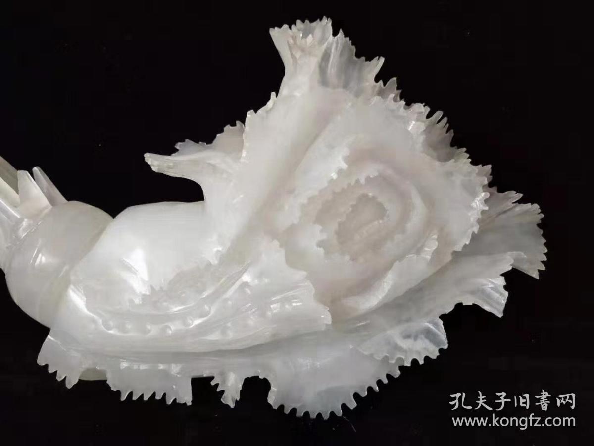 精品和田玉雕刻“百财”摆件，玉质细腻油润底庄干净，雕刻精美寓意深长hbz邮费自理