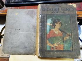 THE BRITISH GIRL'S ANNUAL 25/5000 英国女孩的年鉴 [英国原版厚卡纸印刷 厚4.8厘米]多彩图