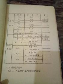 2册焦化工艺资料合售：焦化工艺资料 1 化产回收；焦化工艺资料2 炼焦节分