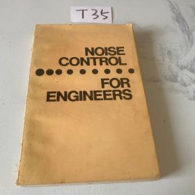 外文书：Noise Control For Engineers（噪声控制工程概论）如图