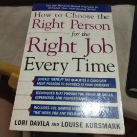 How  to  Choose  the  Right Person for  Right Job Every Time