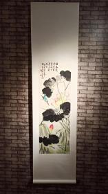 缪宏花鸟四条屏～夏