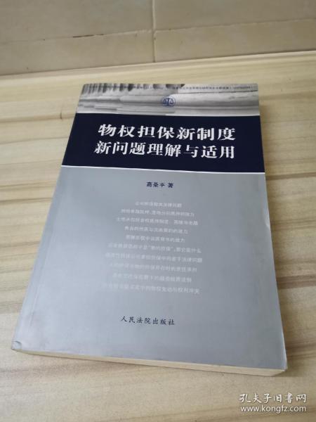 物权担保新制度新问题理解与适用