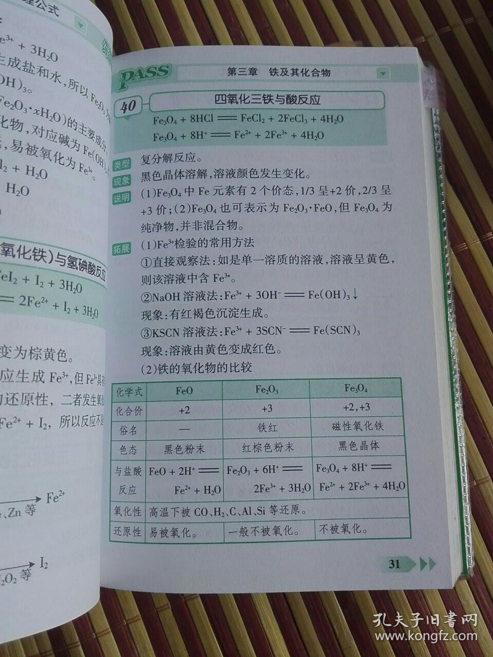 2014版PASS绿卡掌中宝：高中化学方程式&高中物理公式（新课标通用版 第2次修订）