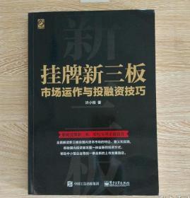 挂牌新三板：市场运作与投融资技巧 许小恒  著 9787121310584