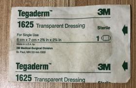 包装纸 Tegaderm 3M 1625 Transparent Dressing, Sterile, For Single Use