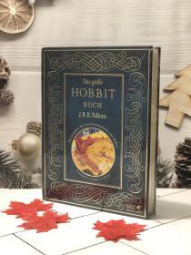 德版注释版哈比人霍比特人大开精装Das große Hobbit-Buch: Der komplette Text mit Kommentaren und Bildern