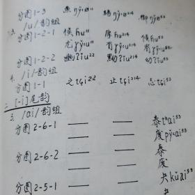 对应论-《切韵》研究与方法论（全本）据手稿复印装订 8开71页 作者应该为李怀林教授