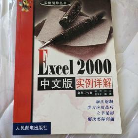 Excel 2000中文版实例详解