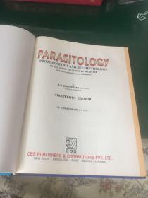 PARASITOLOGY （PROTOZOOLOGY AND HELMINTHOLOGY）【彩色 英文 大16开硬精装】