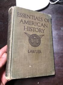 ESSENTIALS OF AMERICAN HISTORY（英文原版精装本 1918年版）