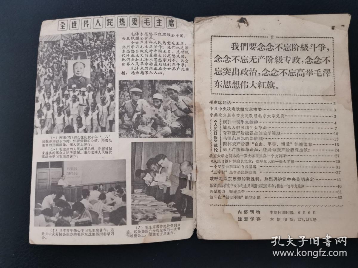 天津 支部生活 1966.11（增）