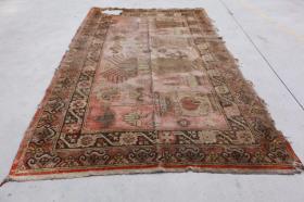 新疆民族手工老地毯【长3.25米宽1.70米】