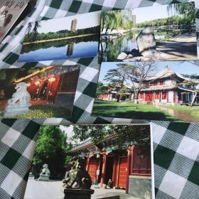 【明信片】北京大学明信片4张 无邮资 带封套