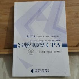 公司战略与风险管理：2019年注册会计师全国统一考试辅导教材