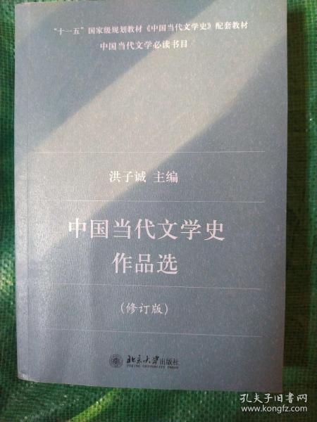 中国当代文学史作品选