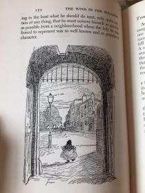 The Wind in the Willows by Kenneth Grahame -- 格雷厄姆《柳林风声》1953年老版书 Shepard经典插画