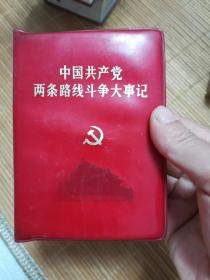 中国共产党两条线路斗争大事记