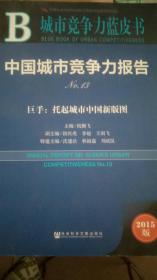 中国城市竞争力报告.13，巨手：托起城市中国新版图