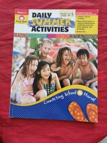 英文原版 Daily Summer Activities Between Grades 2 and 3 书内有笔记！！