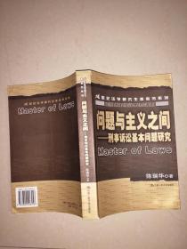 问题与主义之间：刑事诉讼基本问题研究