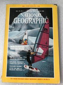 美国国家地理杂志The national geographic magazine 1988年3月