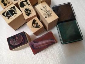 卡通人物印章 12枚