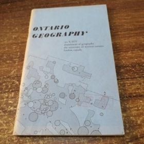 【馆藏英文正版】ONTARIO GEOGAPHY ，1970.5，安大略地理