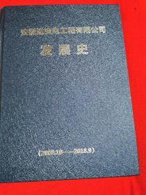 安徽送变电工程公司发展史 （2008.10—2018.9）精装