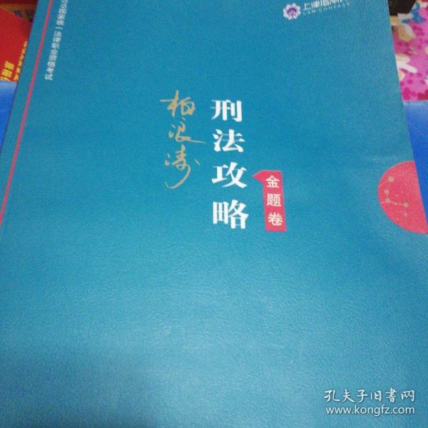 司法考试2019 上律指南针 2019国家统一法律职业资格考试：柏浪涛刑法攻略·金题卷