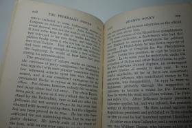 1909年版 美国史料 The Federalist System, 1789-1801 (The American nation: a history V. 2)