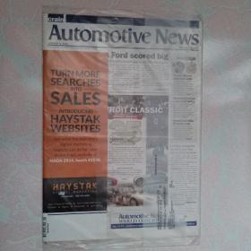 AUTOMOTIVE NEWS 2014年1月6日 英文原版汽车新闻杂志 外文报纸