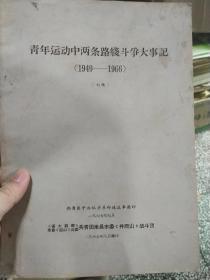 青年运动中两条路线斗争大事记（1949-1966）