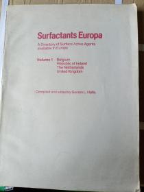 Surfactants Europa A Directory of Surface Active Agents available in Europe （表面活性剂欧洲可用的表面活性剂目录