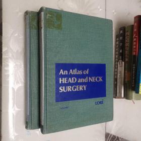 An Atlas of HEAD and NECK SURGERY <VOLUME1   VOLUME2>两本合售