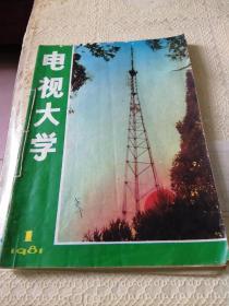 《电视大学》1981.1（创刊号），2，3三期合售