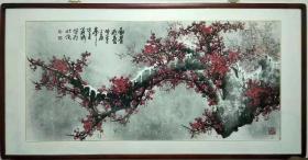 四尺全开 汪箴成 原作展示需要，拍品带画框，有缘入手可拆除画框邮寄