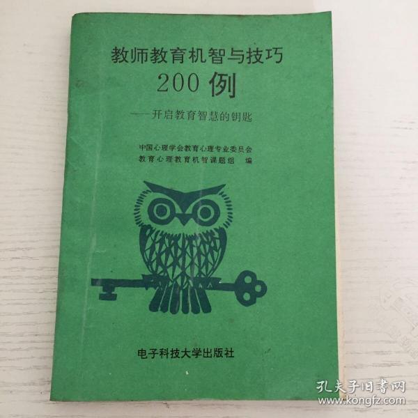 教师教育机智与技巧200例:开启教育智慧的钥匙