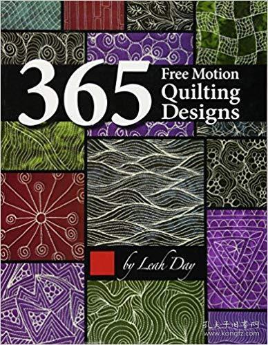 365 Free Motion Quilting Designs 自由运动绗缝设计 原版平装现货