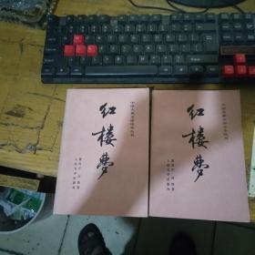 红楼梦  《中-  下>  中国古典文学读本丛书 二本  品好 无笔记