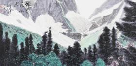 李发元  工笔山水