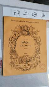 老乐谱  外文原版（德国）Breitkopf & Härtels Orchesterbibliothek  Nr.247 a/b   Weber    EURYANTHE  Ouvertüre.  Pauken   波肯。
