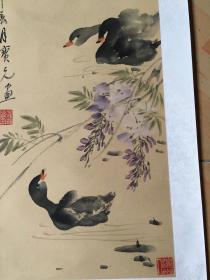 刘宝元 国画《仿古花鸟》