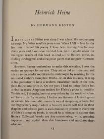 Heinrich Heine: Works of Prose（布面精装，1943年初版）（国内现货）